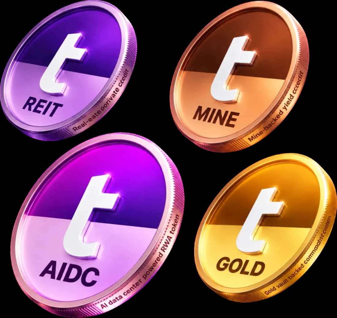 townToken RWAs: townREIT, townMINE, townAIDC and townGOLD coins
